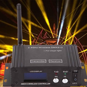 2.4G Điều khiển không dây Transmitter <span class=keywords><strong>Receiver</strong></span> LCD hiển thị điện có thể điều chỉnh Repeater điều khiển ánh sáng DMX512 - Product Image 5