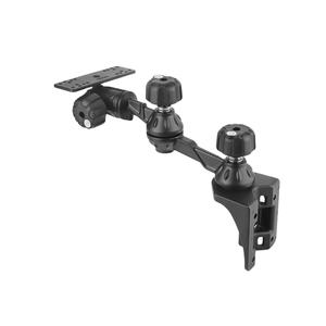 VINmounts All Aluminum Horizontal 7.32" Swing Arm Fish Finder Mount for Fishfinders and Chartplotters VIN-TYQ-HB-04L-Lock - Product Image 1