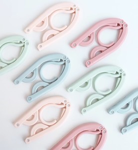 Heavy-Duty Flexible Multifunctional Portable Folding PP Rivet Style Clothes <strong>Hanger</strong> for Home Business Travel Wardrobe Clothing - Product Image 3