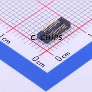 DF40C-24DS-0.4V(51) Board-to-Board & Backplane Connector SMD,P=0.4mm Connector 0.4mm Vertical Mount 2 300mA - Product Image 2