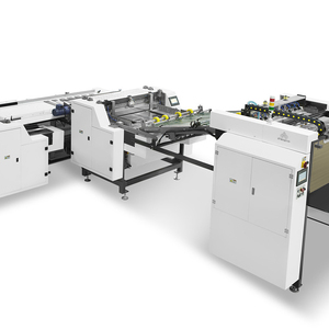 High Speed Auto Feeding Cardboard Rigid Gift Box Packaging Cutter Hardpaper Cutting Machine