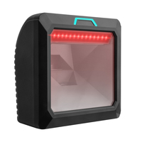 Pemindai kode batang omnidirectional Desktop bebas genggam 2D satu juta piksel untuk persediaan barang Check-out toko ritel Supermarket