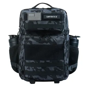 Hot Sale Custom Outdoor Sport Waterproof Hiking Survival Bag Camouflage Hunting Tactical Backpack Outdoor Sports Tactic Gym Bac