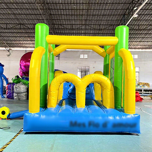 Mini château sautant commercial blanc gonflable et plein d'entrain pour le sondage de Boll d'enfants - Product Image 1