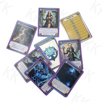 Cartes de jeu personnalisées sur mesure, ensembles de cartes imprimées de qualité supérieure, design de motifs uniques, respectueux de l'environnement, durables, coins arrondis, finition brillante/mate