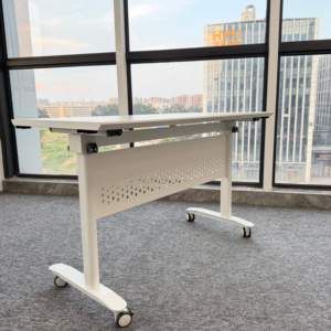 Простая установка белая ножка стола офисная мебель промышленные складные ножки стола металлические рамки стола - Product Image 1