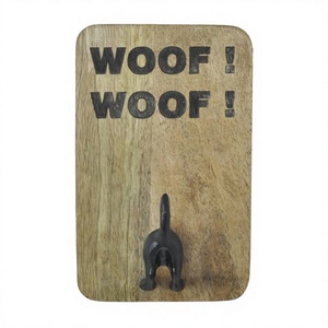 Crochets élégants Crochet décoratif pour la maison WOOF WOOF Print Modern Farmhouse Elegant Wall Hooks At Good Deals - Product Image 1