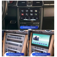 Système de navigation central pour tableau de bord de voiture avec écran IPS compatible pour Boxster 987, doté de la technologie Android sans fil