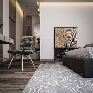 בית המלון חדר שינה ריהוט מודרני איטלקי יוקרתי המלכה קינג סייז עור מלא גודל מלא מיטה עץ מלא מסגרת חדר שינה - Product Image 3