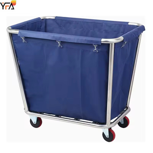Grote Hotel Wasserij Rollende Kar Met Wielen Rvs Commerciële Waskar Linnen <span class=keywords><strong>Trolley</strong></span> - Product Image 4