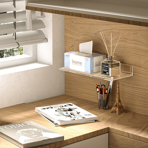 Wall Mounted Bathroom Shelf Rectangular Durable Storage For Toilet Washbasin Kitchen Shower - Product Image 4