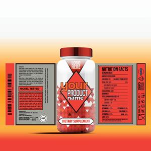 Chi phí thấp tùy chỉnh in ấn bổ sung vitamin Pill chai Nhãn dán nhãn nhà sản xuất - Product Image 4