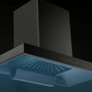 <span class=keywords><strong>Hotte</strong></span> aspirante électrique 110V/220V 90 pouces à écran tactile, version anglaise, en acier inoxydable, en forme de T, murale, avec verre trempé - Product Image 3