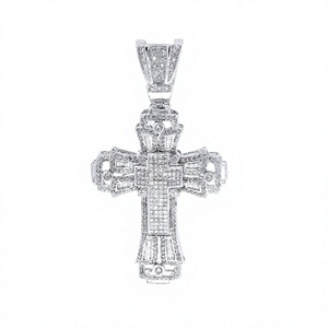 Bijoux D'vins : Meilleurs prix pour pendentifs en diamants VVS cultivés en laboratoire sur mesure, or massif 14 carats, certifiés IGI. - Product Image 2