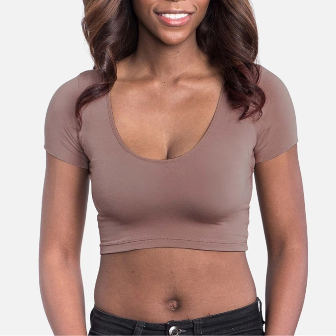 Cuello redondo para mujer ESPRESSO
