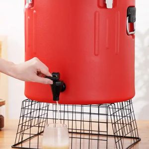 Soupe alimentaire de Restaurant Commercial baril d'isolation thermique en acier inoxydable grand récipient avec robinet - Product Image 3