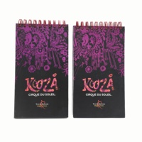 Papier hebdomadaire personnalisé en spirale, 60 feuilles de papier, taille Mini, couverture rigide