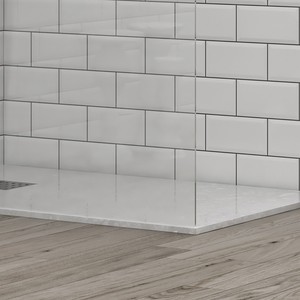 Kamalu KS2800NT Box Doccia Moderno Dritto da 90cm con Profilo Nero e Staffa Diagonale per Bagno - Product Image 6