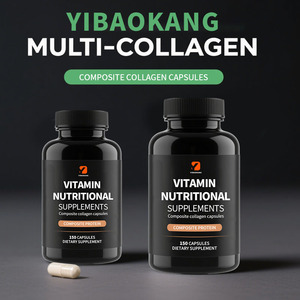 Cápsulas <span class=keywords><strong>de</strong></span> colágeno compuestas <span class=keywords><strong>de</strong></span> suplementos nutricionales vitamínicos personalizados OEM <span class=keywords><strong>de</strong></span> alta calidad para hombres, mujeres, salud del cabello, adultos - Product Image 6