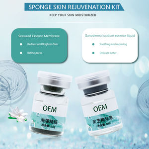 Güzellik salonu yeşil yosun <span class=keywords><strong>Bio</strong></span> soyma akne kaldırma Vegan Spongilla spineedle yüz kullanımı ile Microneedle Serum tozu - Product Image 5