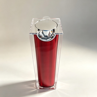 Flacon de lotion en acrylique durable de haute qualité avec pompe pulvérisatrice, adapté à la lotion, à la crème, au sérum et aux autres produits de soin de la peau