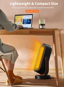 Mini <span class=keywords><strong>Calentador</strong></span> de Espacio Personal Portátil, Mini Ventilador Calefactor, <span class=keywords><strong>Calentador</strong></span> Eléctrico Pequeño para Mesa de Oficina - Product Image 6