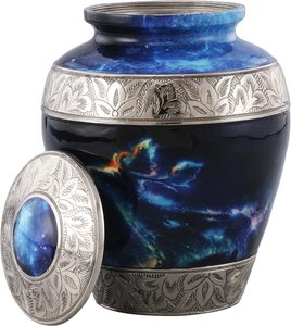 Urnes funéraires métalliques les plus vendues pour le stockage des cendres, services de crémation, décoration funéraire, commémoration, disponibles au prix d'exportation - Product Image 2