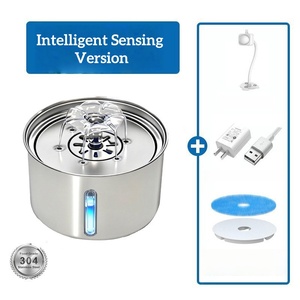 Tempat Minum Kucing Stainless Steel 3L Dispenser Otomatis Pintar Aliran Terfilter Multi Mangkuk Dispenser untuk Kucing Anjing - Product Image 3