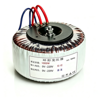 Transformateur toroïdal en cuivre pur 1000VA 50/60Hz 110V 240V Entrée 45-0-45V pour alimentation professionnelle et équipements Hi-Fi