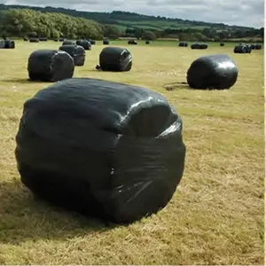 Landwirtschaft Gras-UV-stabiles Ballenfolie schwarzes Silage-Balle-Bolle-Film-Hersteller