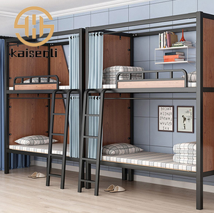 Steel and Wooden Capsule Bunk <b>Bed</b> for Adult Visitors Hostel Sleeping <b>Underbed</b> Cabinets Solid Wood Metal Twin <b>Bed</b> - Product Image 1