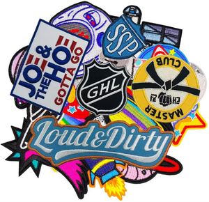 Manufacturer Sewing Hat Jean Twill Chenille Embroidery Patches <b>Iron</b> <b>on</b> <b>Printed</b> Woven Leather Fabric Embroidered Custom Patches - Product Image 2