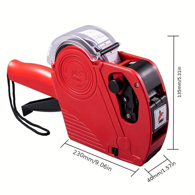 Handheld Digital Tag Label Machine for Supermarket Price Labeller MX5500 Label Gun