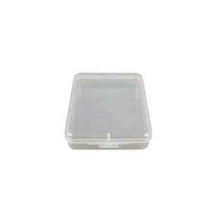 Transparent Rectangular PP Plastic Storage <b>Box</b> 9x11.2x2.7cm For <b>Makeup</b> Organizers Desktop Parts Container - Product Image 5