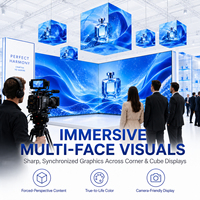 Pantalla LED P3.91 para Exteriores, IP65, 500x1000mm, 3840Hz, Esquina de 90 Grados, Video Wall, Proveedor OEM para Conciertos y Exposiciones