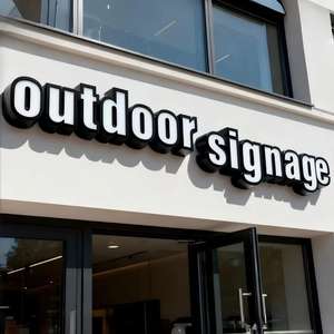 Enseigne lumineuse LED étanche pour extérieur, enseigne personnalisée pour devanture de magasin, lettres en relief 3D, enseigne commerciale - Product Image 2