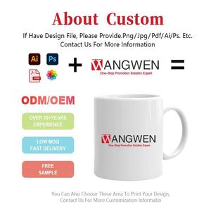 Taza Personalizada con Logotipo y Caja, Tazas de Cerámica Blanca, Tazas de Porcelana para Café, Tazas de Cerámica para Sublimación - Product Image 2