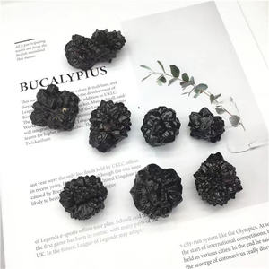 القادمون الجدد بلورات الخام حجارة الشفاء الأحجار الكريمة مصر الطبيعي الأسود الماس الخام النبوءة حجر للبيع - Product Image 2