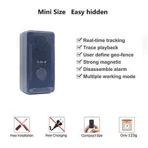 Real Time Tracking Device Luggage Bike Scooter Motorcycle Magnetic 4G Mini GPS Tracker