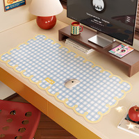 Grand tapis de souris esthétique MQ, tapis de bureau étendu, tapis de bureau mignon pour femmes, tapis de souris pour clavier, tapis de table pour ordinateur portable 35*80cm