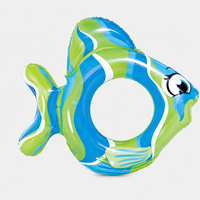 Bouée de natation en PVC durable de forme spéciale, styles de dessins animés variés, flotteur gonflable pour piscine pour activités aquatiques en extérieur