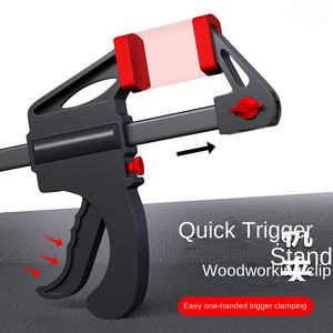 Pince de serrage en acier A3 non réglable pour le travail du bois, support de fixation rapide et robuste, outil spécial en forme de F, vente en gros d'usine - Product Image 2