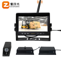 Système de caméra de chariot élévateur sans fil ZYX OEM avec moniteur de chariot élévateur et batterie rechargeable Caméra de chariot élévateur sans fil de 7 pouces