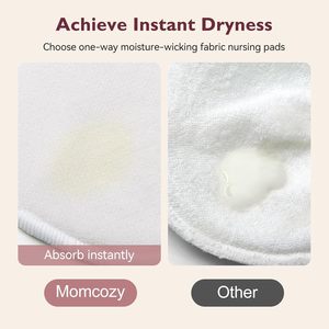 Custom Reusable <b>Nursing</b> <b>Pads</b> with Laundry Bag Soft Washable Breastfeeding <b>Pads</b> for Mom Baby Care Eco Friendly Set - Product Image 2