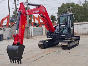 รถขุดขนาดเล็กไฮดรอลิกแบบตีนตะขาบ YANMAR 80 มือสอง ราคาถูก โปรโมชั่นพิเศษ 8 ตัน พร้อมมอเตอร์และปั๊ม รุ่นปี 2022 ผลิตในญี่ปุ่น สำหรับงานก่อสร้าง - Product Image 4