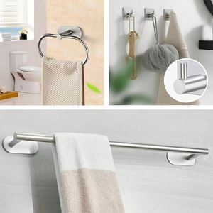 Nouvel ensemble d'organisateurs muraux pour toilettes, accessoires de salle de bain, support de serviettes, porte-papier, étagère pour système de salle de bain - Product Image 4