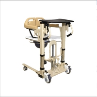 Chaise de transfert hydraulique pliable pour l'aide à l'élevation des patients, dispositif de sécurité pour personnes âgées/handicapées pour salles de bain à domicile