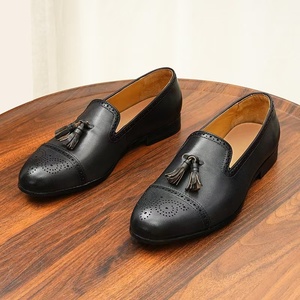 Chaussures habillées en cuir Oxford classiques faites à la main de haute qualité, imperméables, à lacets, pour occasions décontractées et mariages d'automne - Product Image 4