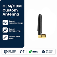 Antenne WiFi double bande 2,4 GHz 5,8 GHz, interface filetée, gain élevé 12 dBi, large bande, omnidirectionnelle verticale, type « Rubber Duck », pour routeur AP, personnalisable OEM