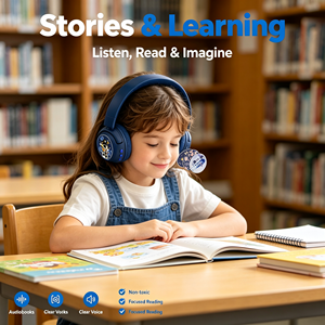 Nouveaux écouteurs Bluetooth anti-bruit BuddyPhones pour enfants, casque stéréo sans fil sécurisé pour enfants, vente en gros pour cadeaux - Product Image 3